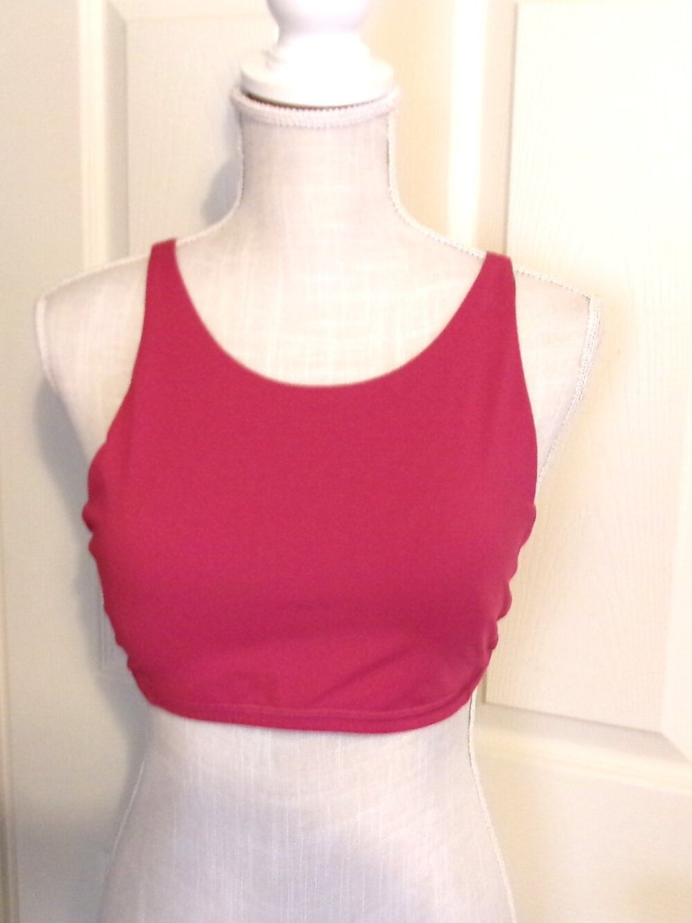 LULULEMON Athletic Bra High Neck Strappy (No size tag) See Measurements